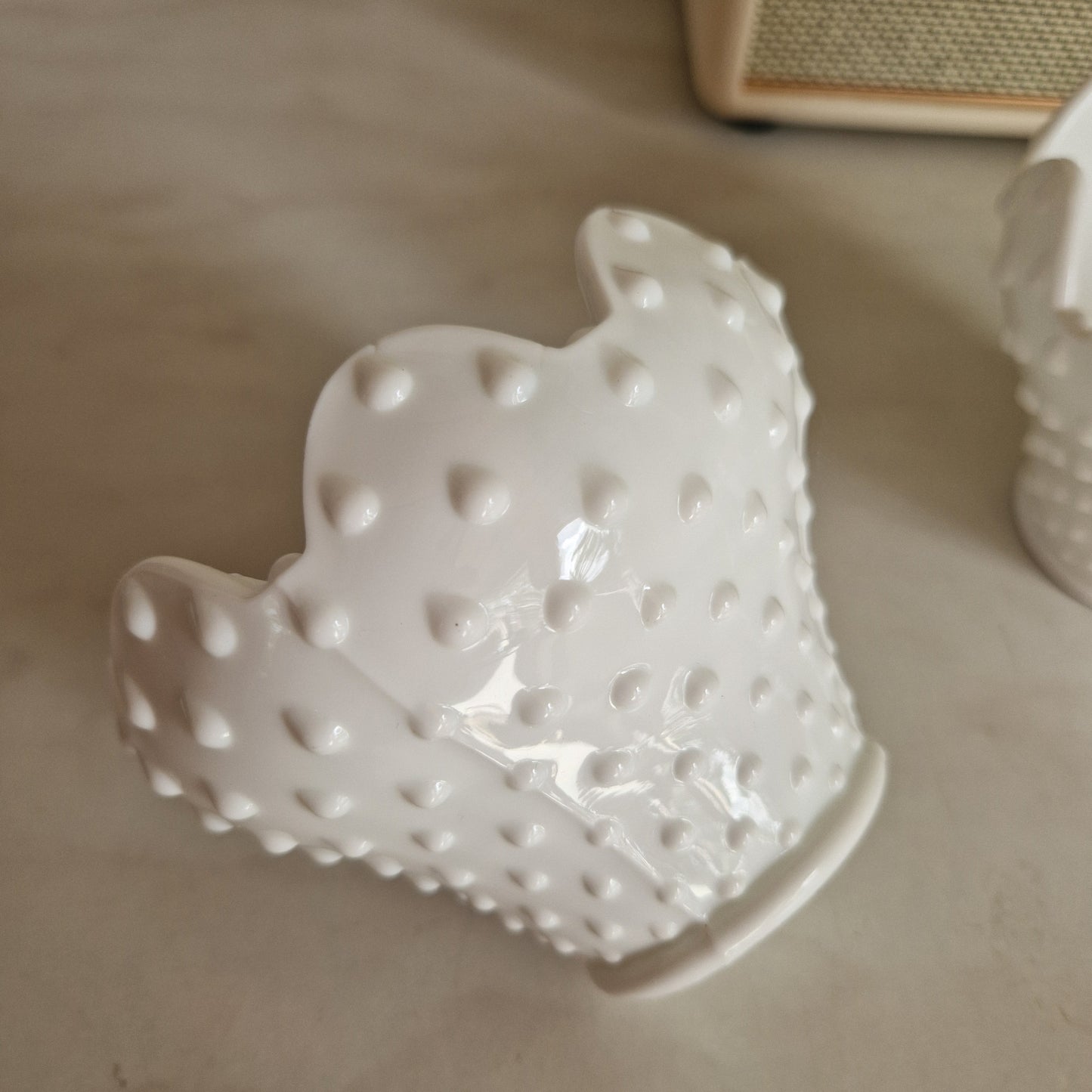 Opaline glass bowl