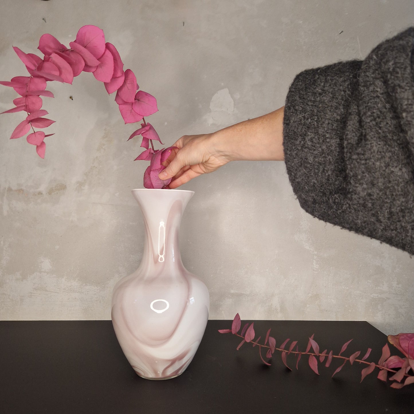 Murano glass vase