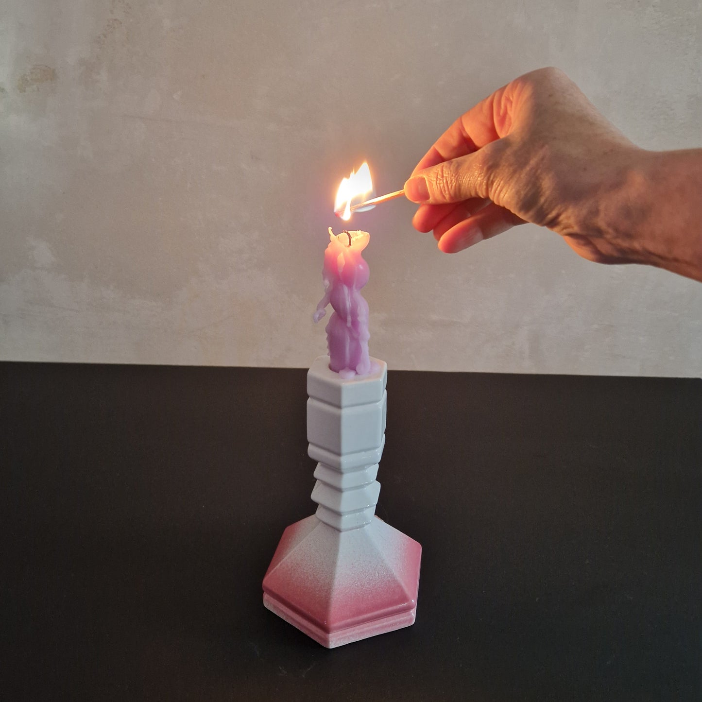 Ceramic candle holder