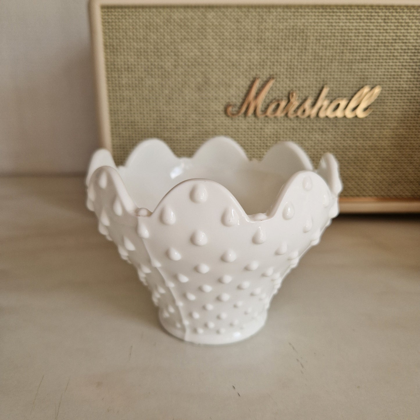 Opaline glass bowl