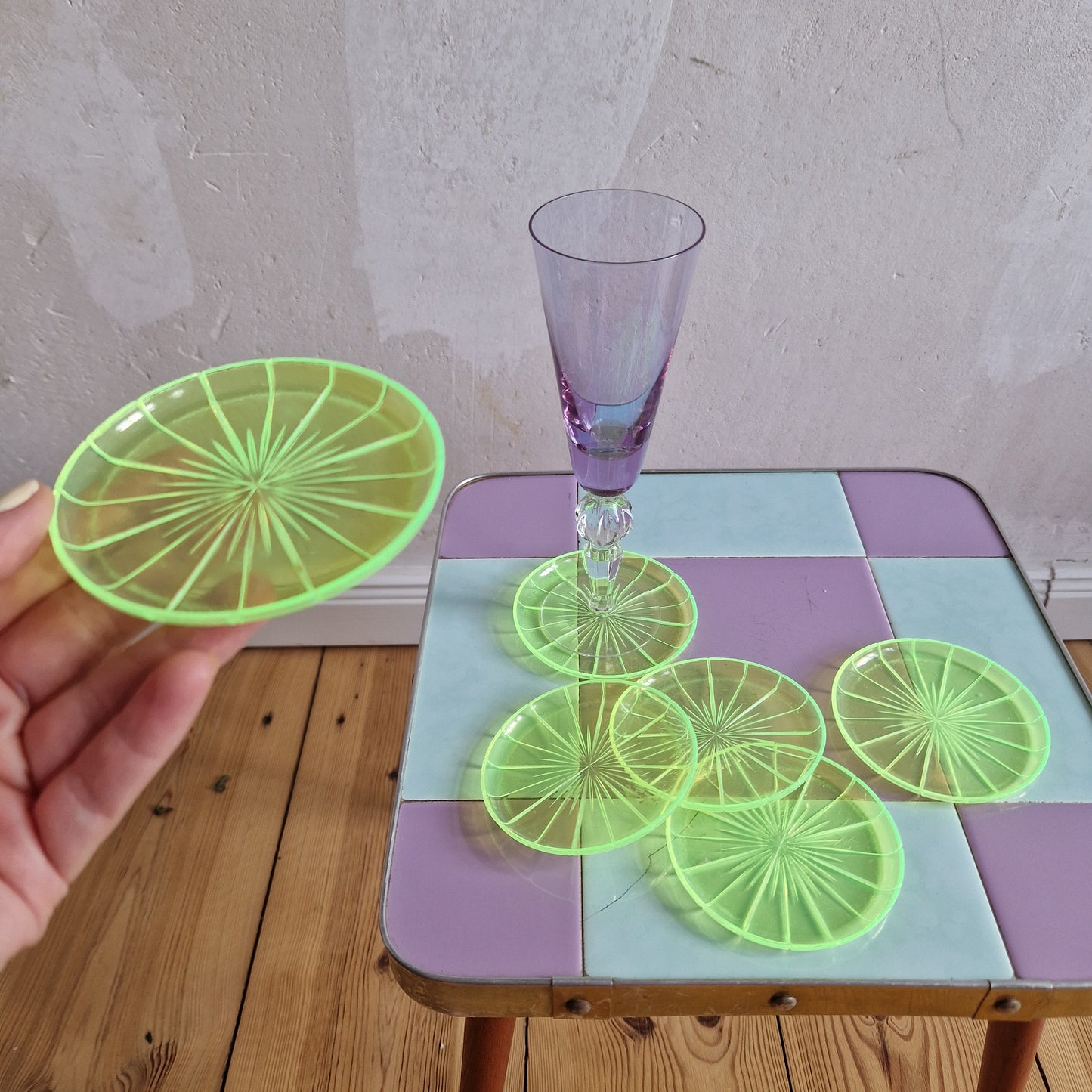 Neon coasters