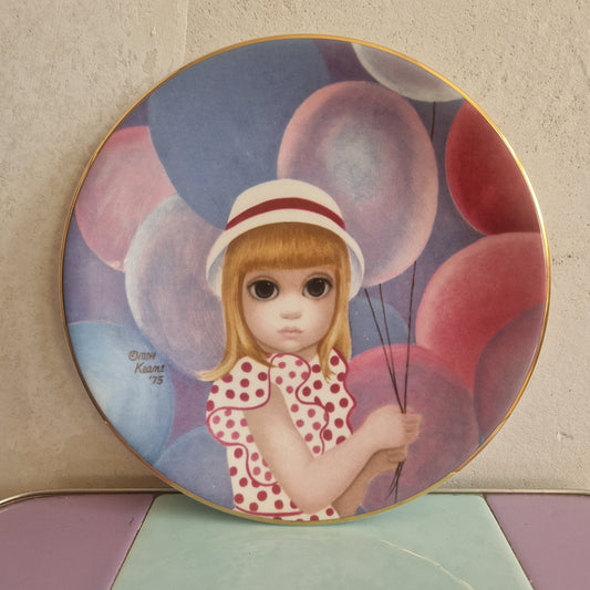 "The Ballon Girl" plate