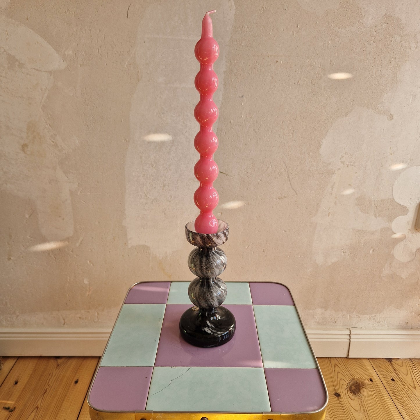 Murano glass candle holder