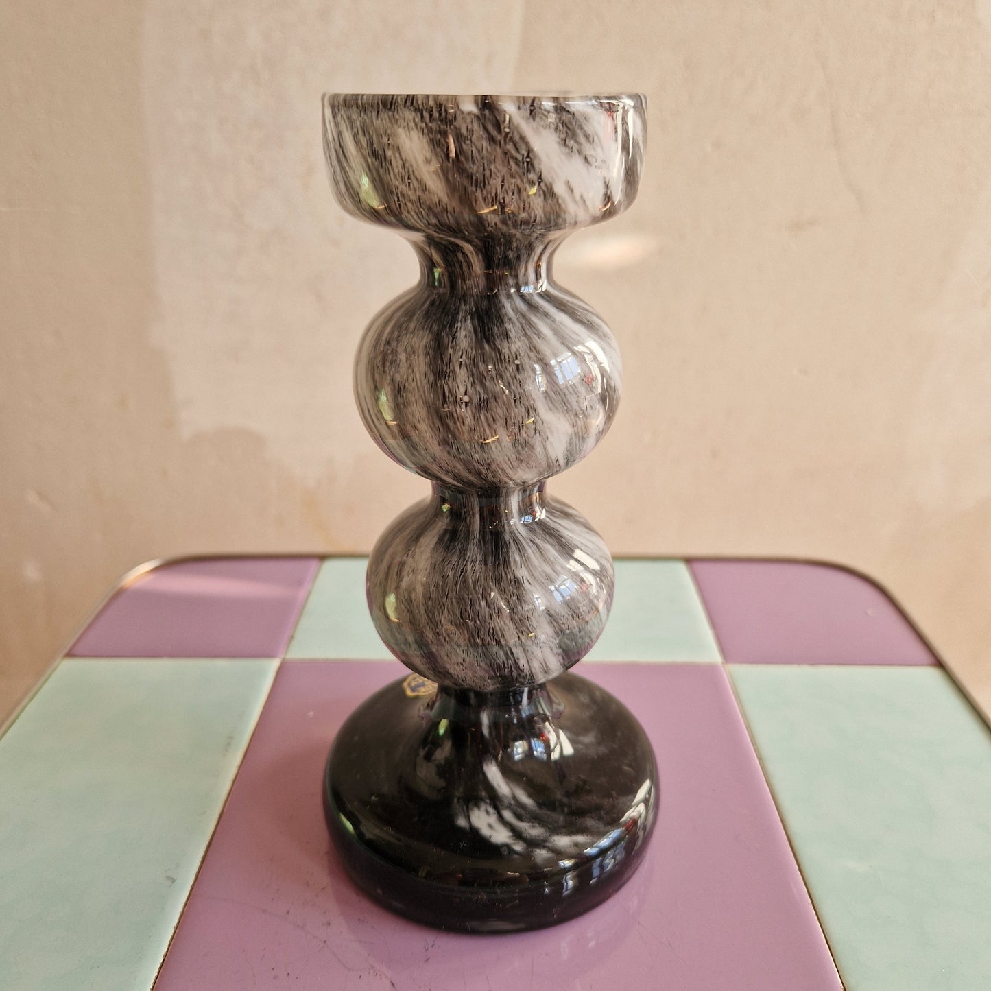 Murano glass candle holder