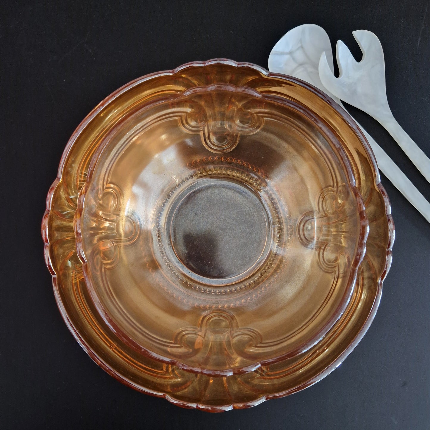 Glass bowls art nouveau