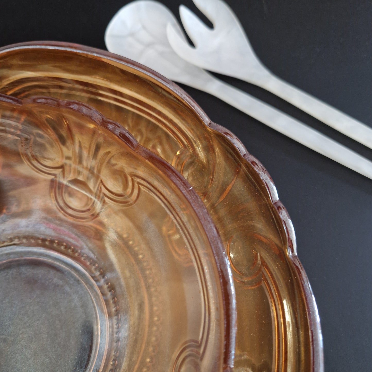 Glass bowls art nouveau