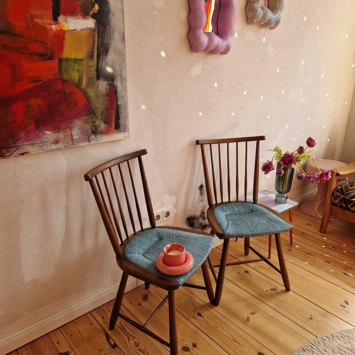 wooden chairs