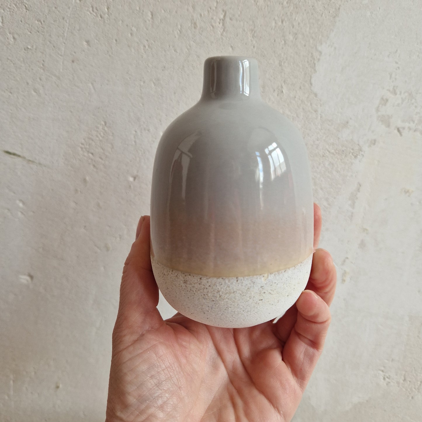 Mojave Glaze Grey Vase