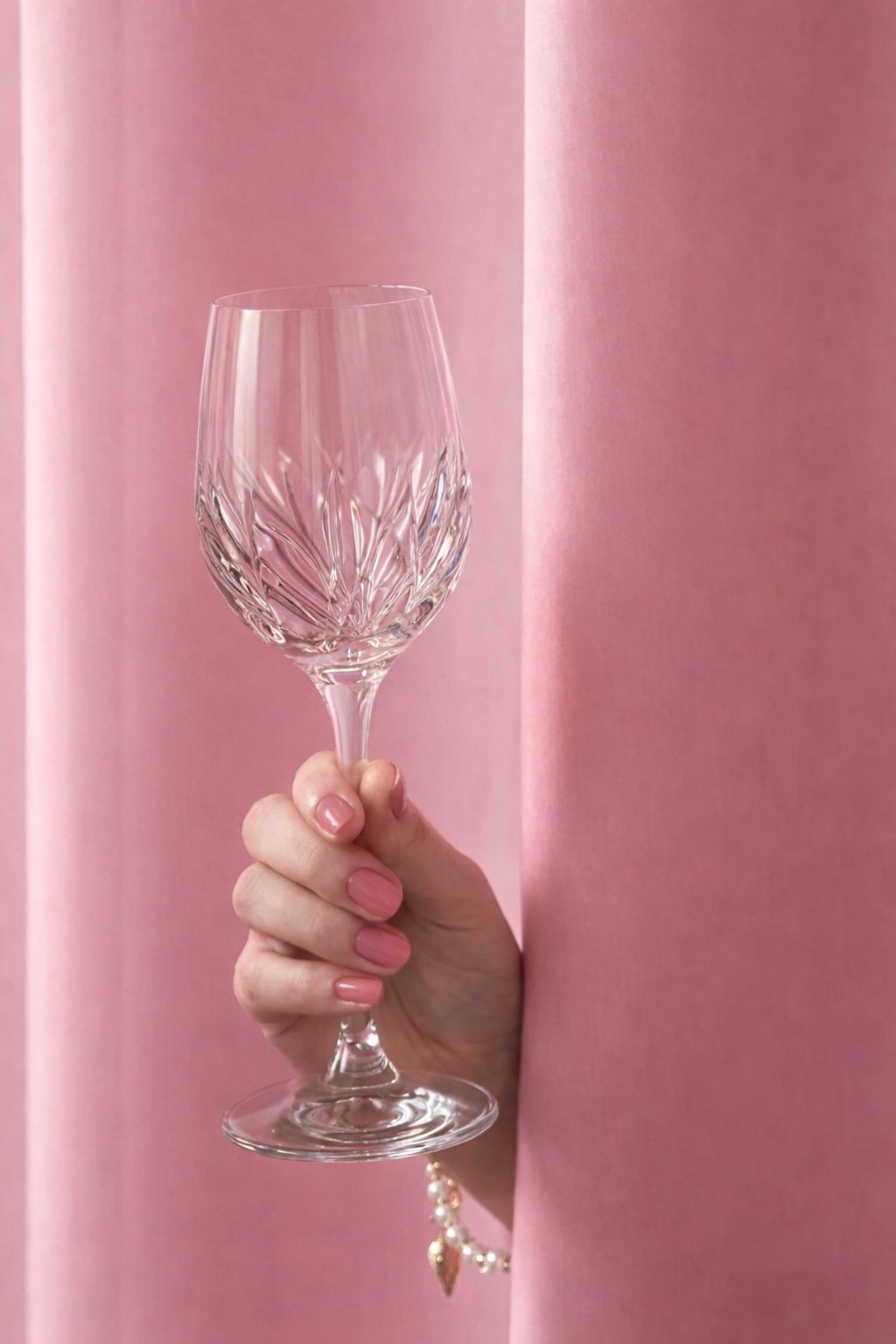 crystal wine glasses